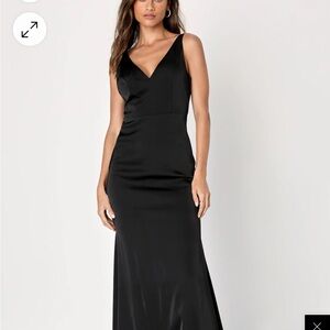 Lulus Black Sleeveless Maxi Dress